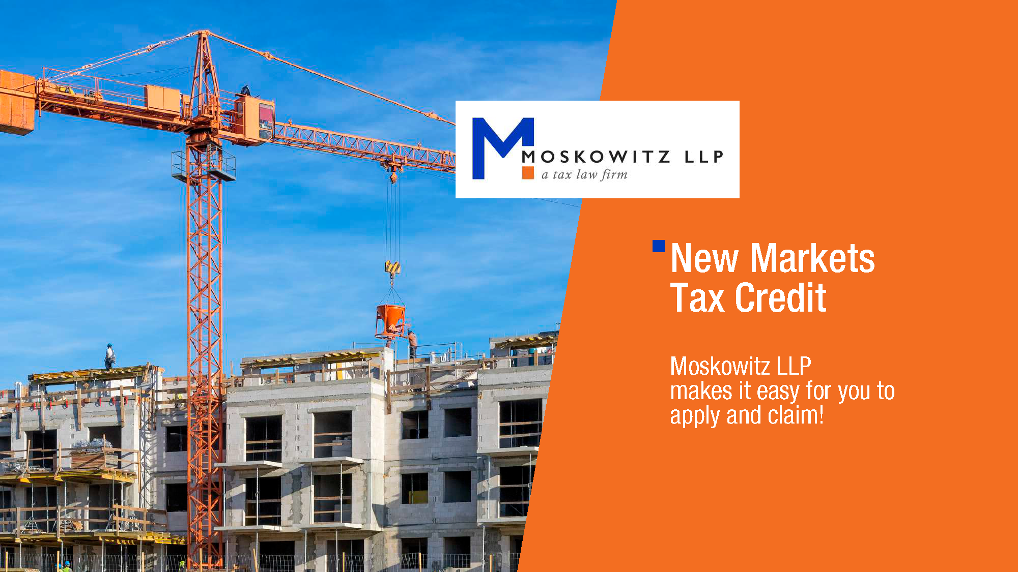 Watch our Webinar on the New Markets Tax Credit