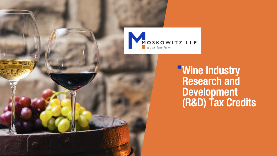 Watch our Webinar on Wine Industry Research & Development Tax Credits